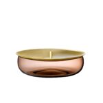 Beret Storage Box Medium with Brass Lid