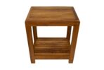 Bali Teak Shower and Bath Spa Bench with Shelf – 18″ - Image 10