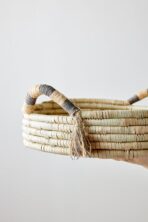Natural Banded Betty Tray with Tassel - Image 4