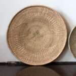 African Wall Basket Decor | Statement Binga Blonde Woven Wall Basket