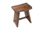 Salem Teak Shower and Bath Stool with Curved Seat - Image 4