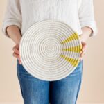 Moja Yellow Wall Basket