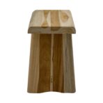 Salem Teak Shower and Bath Stool with Curved Seat - Image 15