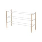 Expandable Shoe Rack (18" H)  - Steel + Wood - Image 6