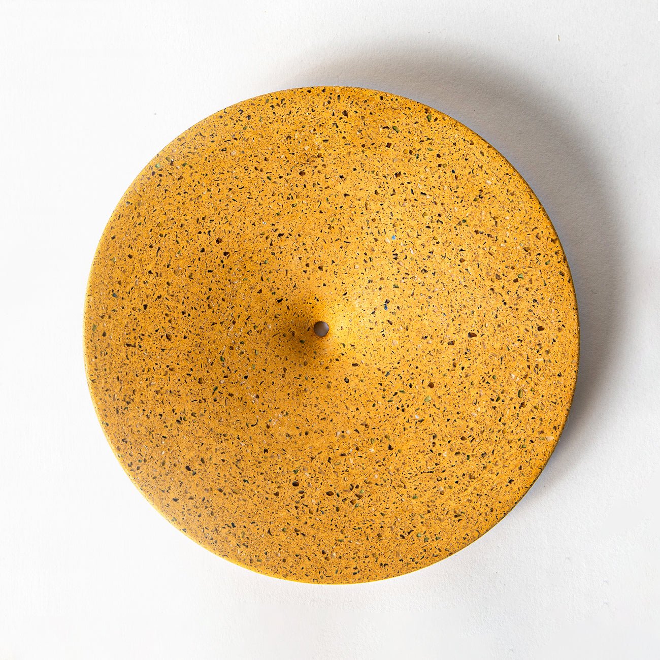 dimple_wall_hook_large_marigold.jpg Dimple Wall Hook, Large | Marigold Terrazzo - Image 1