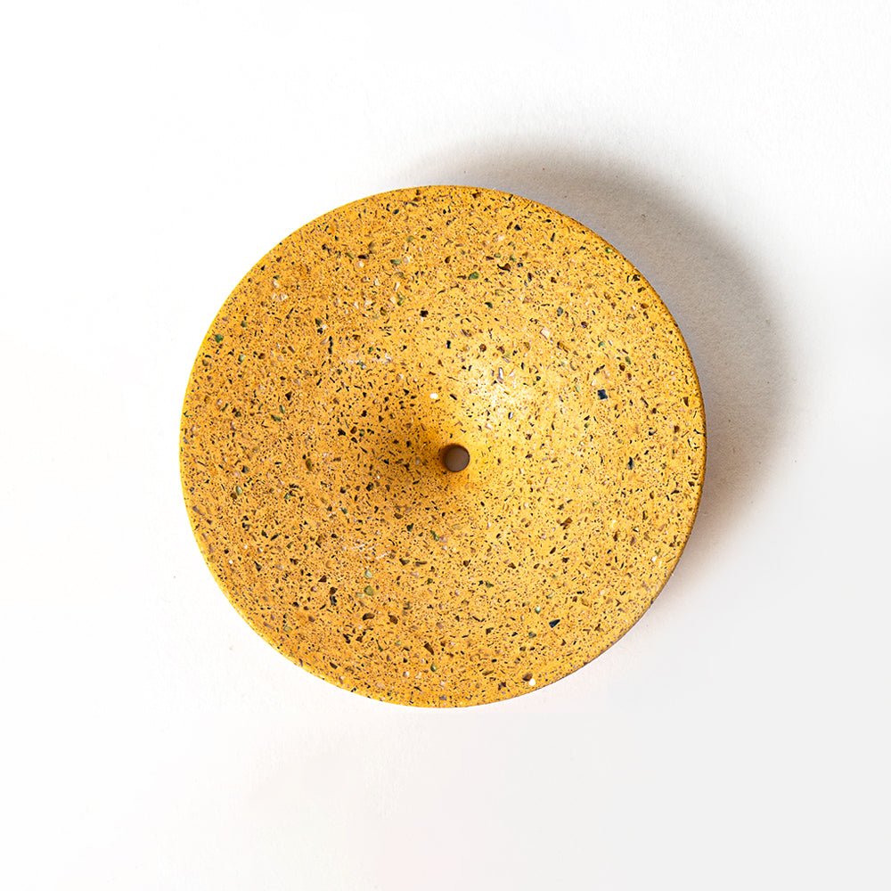 dimple_wall_hook_medium_marigold.jpg Dimple Wall Hook, Medium | Marigold Terrazzo - Image 1