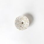 Dimple Wall Hook, Small | White Terrazzo
