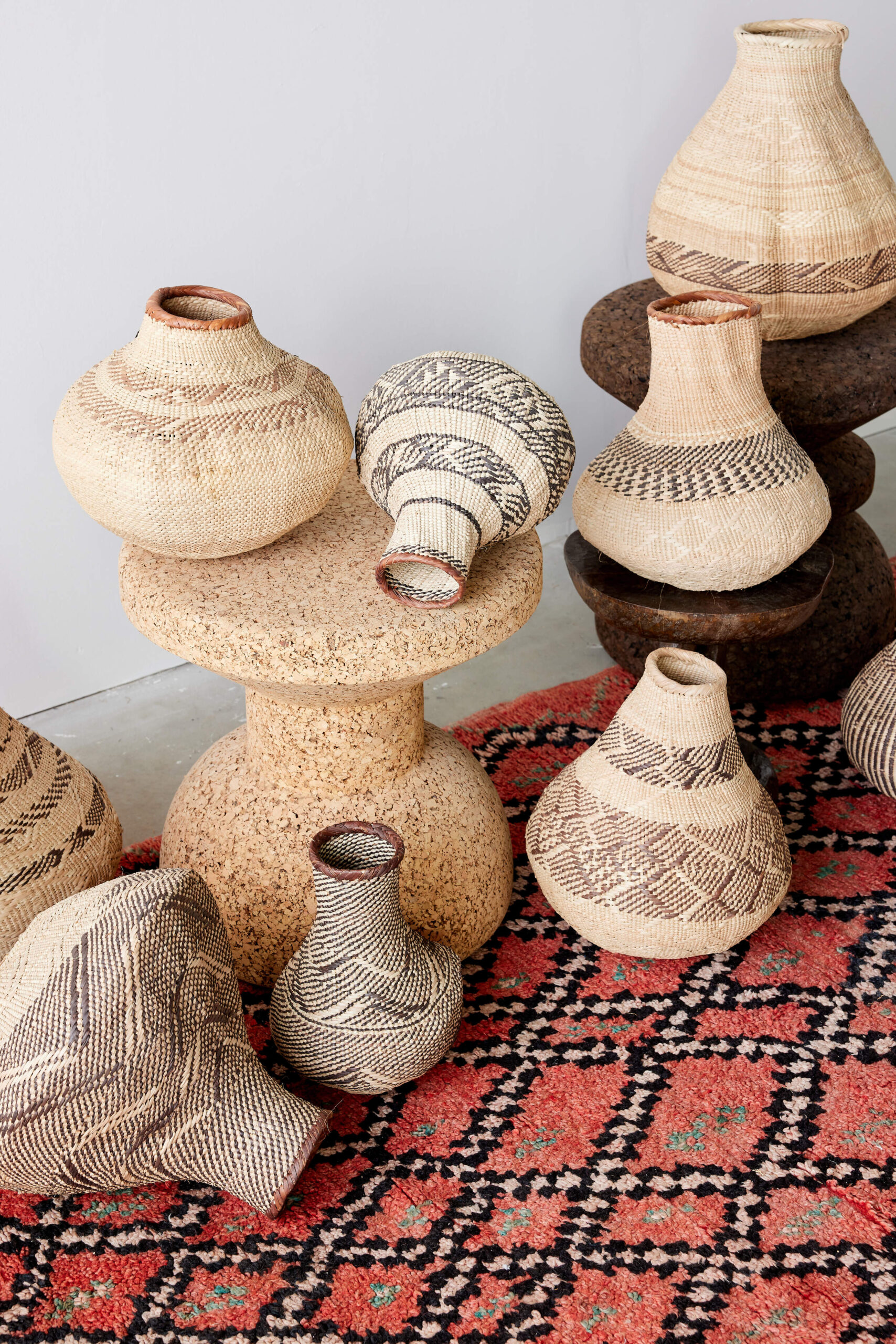 Patterned Binga Nongo Gourd Woven Basket - Image 4