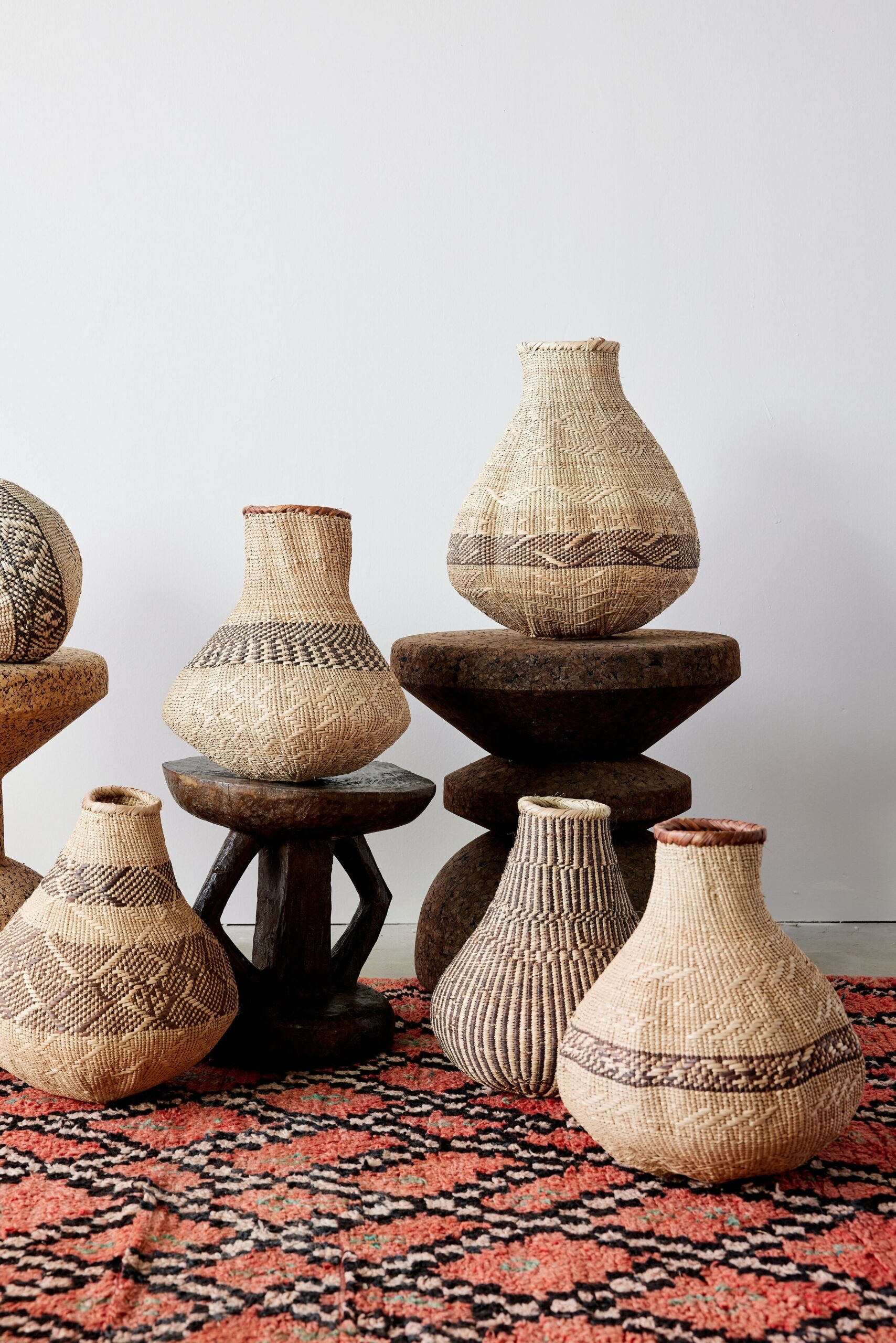 Patterned Binga Nongo Gourd Woven Basket - Image 2