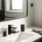 Dimple Wall Hook, Medium | Black Terrazzo - Image 3