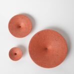 Dimple Wall Hook, Large | Coral Terrazzo - Image 2