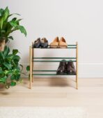 Expandable Shoe Rack (18" H)  - Steel + Wood - Image 14